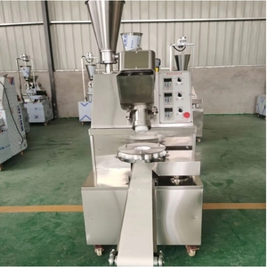 Cubo doble relleno de harina comercial semiautomático hacer bollo de vapor Manual automático con máquina de carne - Product Image 6