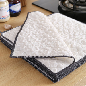 Kitchen Cleaning Cloth Thickened Pure Cotton Rectangle Geometric Pattern For Kitchen Use - Product Image 2