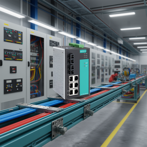 Moxa EDS-508A-SS-SC Switch Industrial de Riel DIN de 8 Puertos y 1000Mbps con Protocolo IEEE 802.3 y Alimentación de 24V - Product Image 3