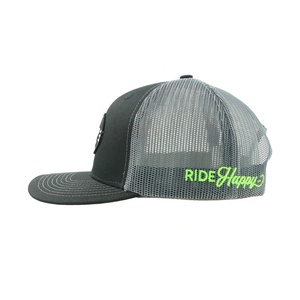 Casquette de camionneur brodée personnalisée de haute qualité, style vintage, avec logo OEM sur mesure, en maille - Product Image 3