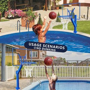 Aro de Baloncesto para Piscina Enterrado de Acero Inoxidable M.<span class=keywords><strong>Dunk</strong></span> - Sistema de Baloncesto Resistente para Piscina para Adultos, Venta al Por Mayor - Product Image 2