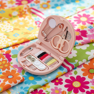 Adorable Kit de Bordado Rosa, Juego Completo con <span class=keywords><strong>Todo</strong></span> lo que Necesitas, Compacto y Conveniente para Reparaciones en Movimiento - Product Image 6