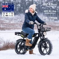 Vélo électrique pour adultes KOOLUX X9 PRO, batterie au lithium sans balais 250W, 25KM/H, double batterie, autonomie 180KM, déstockage Australie, Fatboy