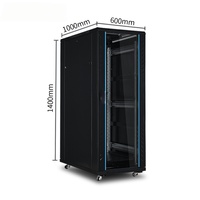 Nouveau rack de serveur 19 pouces 27U pour salle informatique, armoire réseau sur pied 600x1000x1400mm