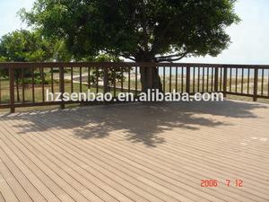 الأرضيات الخشبية المركبة في الهواء الطلق خشب الساج الأسود الأبيض الخشب البلاستيك Wpc التزيين السعر - Product Image 4