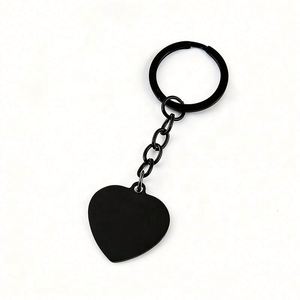 Llavero de Acero Inoxidable Personalizado con Grabado Láser en Forma de Corazón, Impresión de Logotipo, Foto, Material en Blanco, Regalo Promocional para Días Festivos - Product Image 4