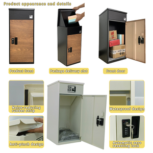 Cassetta Postale Giapponese in Legno per Consegna Sicura di Posta e Pacchi per Uso Postale - Product Image 3