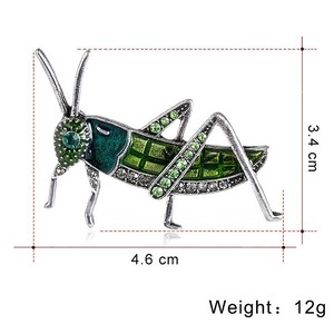 เข็มกลัดรูปแมลงแฟชั่น แมลงวันพิราบสุดอินเทรนด์ ประดับกลิตเตอร์ สำหรับสาวๆ เครื่องประดับเก๋ไก๋ เท่ห์ โดดเด่น สำหรับผู้หญิง สาวๆ และสุภาพสตรี - Product Image 5