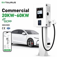 Station de recharge rapide DC pour voitures électriques OEM ODM 20 kW OCPP, CCS2, GBT, Chademo, pour véhicules électriques