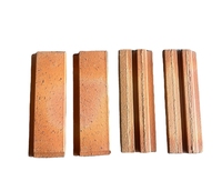 Mur suspendu à sec en brique de clinker de façade de villa moderne 80*225*25mm Alternatives sèches humides multicolores externes en brique d'argile glissante humide