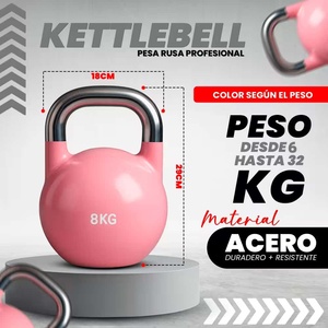 Ensemble de kettlebells tout-en-un VIGFIT certifié CE, robuste, portable et écologique en acier pour l'entraînement CrossFit - Product Image 3
