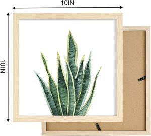 Custom <b>Square</b> Wooden & Iron UV Printed 2 Color Mini Photo <b>Frames</b> - Product Image 1