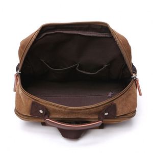 Custom Logo Men's Travel Sports <b>Backpack</b> Vintage Waterproof Laptop <b>Backpack</b> <b>Large</b> Capacity Canvas <b>Backpack</b> for Students - Product Image 3