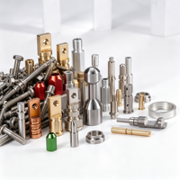Pièces en acier inoxydable usinées CNC industrielles sur mesure à 5 axes, usinage de précision CNC, pièces en aluminium usinées
