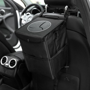 Car <b>Storage</b> Bag 12L Foldable Oxford Cloth <b>Seat</b> Back Organizer With Cup Holder For Car Interior Trunk Use - Product Image 2