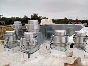 DMY商用キッチン換気ファンアップブラストルーフ排気ファンAC 0.5hp 1hp 2hp 3hpフードトラック用スモークグリース - Product Image 5