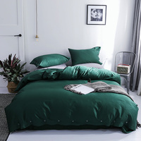 Australie Style 60s égyptien longue agrafe coton ensemble de literie 100% coton 4 pièces 3D imprimé brodé fleur aide au sommeil pour la maison