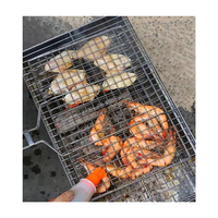 Panier de grillade en acier inoxydable 304 pour panier de gril de barbecue de hot-dog pour l'extérieur