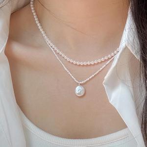 Collar de Jade Natural de Espuma de Agua Fulu Mianmian de Plata Pura S925 para Mujer, Calabaza de Médula, Fulu Ruyi, Hebilla de Paz, Estilo Chino Nuevo - Product Image 2