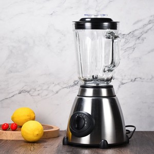 Licuadora de acero inoxidable con jarra de vidrio de 1L a 3L de capacidad, con doble cuchilla para hacer jugos y preparar comida para bebés. - Product Image 3