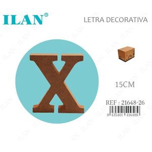 Ilan Lettera Decorativa in Legno X 15Cm per Decorazione Murale - Product Image 1