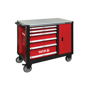 Yato <b>Tool</b> <b>Cabinet</b> 6 <b>Drawer</b> Mobile Workbench YT-09002 With Locking System And Wheels For Workshop Use - Product Image 1