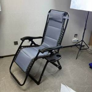 New Summer Best-seller Chaise inclinable portable et confortable en coton <span class=keywords><strong>de</strong></span> soie glacée, adaptée pour s'asseoir ou s'allonger - Product Image 5