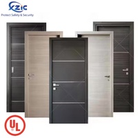 Fournisseur de porte supérieure Shanghai Xunzhong Porte intérieure en bois personnalisée pour appartement Porte en noyer pour maison