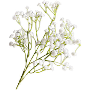 Bouquet artificiel de Gypsophile 108 fleurs rose et blanc pour décoration de mariage, accessoire portable - Product Image 5