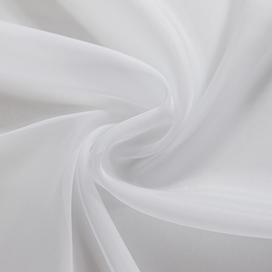 JA Haute Qualité Térylène Sheer White-Petaled Leaves Flower-like Patterns Rideaux pour Chambre à coucher Salon Décoration Valances - Product Image 3