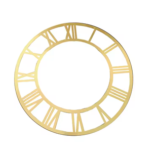 <span class=keywords><strong>Horloge</strong></span> murale à quartz 3D style Art Déco européen vintage, chiffres romains, aiguilles, décoration de salon, grande, silencieuse, personnalisable - Product Image 4