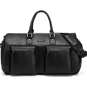 High Quality Travel Suit <strong>Bag</strong> Business Men Vintage Weekender <strong>Bag</strong> Carry on Leather <strong>Garment</strong> Duffel <strong>Bag</strong> - Product Image 1
