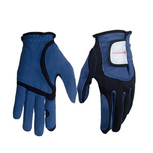 Guante de golf Boton de piel de oveja, azul, unisex, para mano izquierda, transpirable, para deportes al aire libre - Product Image 3