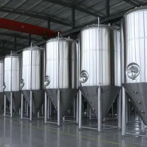 Tanque de fermentação de cerveja 200hl, fermentador de 20000l para venda
