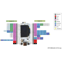 Module Émetteur-Récepteur WiFi LoRa 32 V3 928MHz 0.96 "SX1262 Outil BLE Esp32 Carte de Développement pour Arduino Consumer Electronics