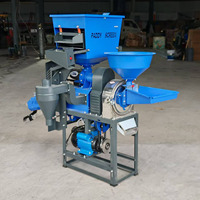Fraiseuse de riz commerciale meunier de riz paddy moulin à farine machine pour le traitement du riz paddy de maïs