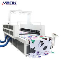 Mesin Pemotong Laser Kain Sublimasi 100w untuk Pakaian Jersey Olahraga