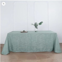 Nouvelle nappe de table carrée et rectangulaire en lin imperméable, moderne, pour hôtel, mariage, banquet