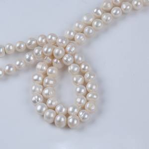 Perlas de Agua Dulce Barrocas de 10-11 mm con Orificio Recto, Material para Collar y Pulsera, Imitación Natural de Zhuji para Diseño Creativo - Product Image 3