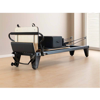 Ensemble de Reformer Pilates en Aluminium pour la Maison, avec Rail Complet en Alliage d'Aluminium Massif, pour le Yoga