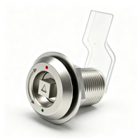 Loquet de compression E3, en acier inoxydable, actionné par outil, type compact, à prise fixe, taille 20,1 mm