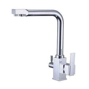 Beelee फिल्टर रसोई नल ठंडा और गर्म मिक्सर नल, पीने के पानी फिल्टर तीन तरह रसोई सिंक नल - Product Image 1