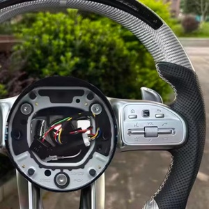 พวงมาลัยคาร์บอนไฟเบอร์ LED แบบกำหนดเองได้ เหมาะสำหรับ <span class=keywords><strong>Mercedes</strong></span> Benz W206 W205 W222 W223 W213 W463 AMG GT A45 C63 E63GLS63 - Product Image 6