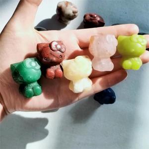 קריסטל סיטונאי שלום קיטי קריסטל גילוף הלו הלו קיטי דמויות מיני מתנה לחג המולד - Product Image 4