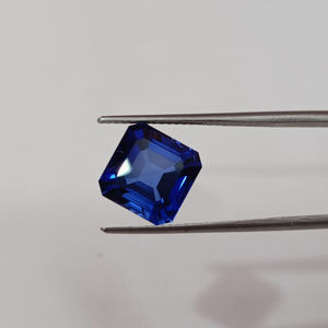 Zafiro Azul de Alta Calidad Cultivado en Laboratorio, Corte Cuadrado, Gema Suelta de Calidad Premium para Joyería Fina, para la Elaboración de Joyas - Product Image 1