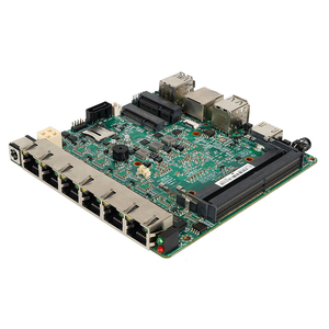 Zeroone Dual Channel Mini ITX Placa base industrial Intel Elkhart Lake Celeron J6412 <span class=keywords><strong>DDR4</strong></span> 2xRJ48 Gigabyte LAN para escritorio - Product Image 2