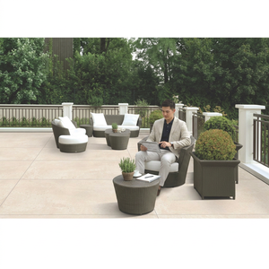 Dalles de pierre frittée en porcelaine polie Colin Pearl 800x2400 mm, aspect marbre brillant, pour murs et sols intérieurs de luxe - Product Image 6