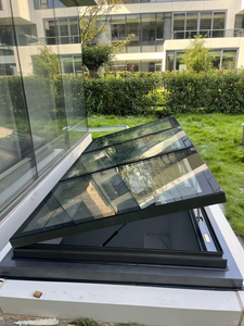 Techo solar motorizado de cielo artificial personalizado, tragaluces abiertos, Casa Grande de cristal, tragaluz de aluminio, ventana de techo a la venta - Product Image 4