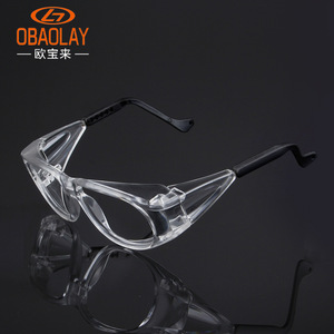 แว่นตานิรภัย OBAOLAY โพลีคาร์บอเนต ป้องกันฝ้า ไร้กรอบ สำหรับงานก่อสร้าง - Product Image 1