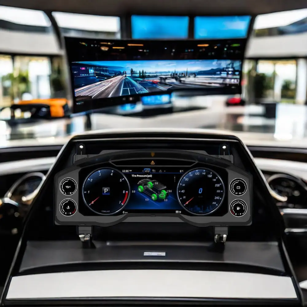 12.3 \ "Tyt LC200 classique Plug-and-Play GPS voiture LCD Instrument tableau de bord panneau DSP fonction pour 2016-2020 modèles Speedome